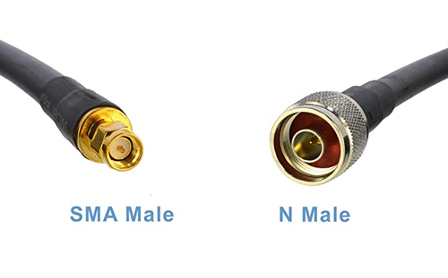 5 ft LMR195 N-male to SMA-male Coax (0.6 dB loss)
